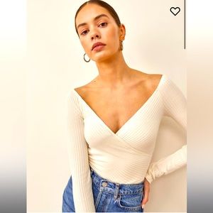 Brand Reformation Size L Color Ivory